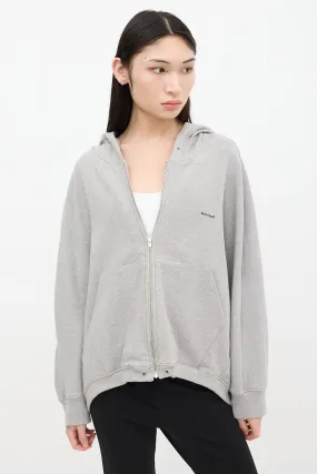 2016 Grey Archetype Logo Zip Up Hoodie