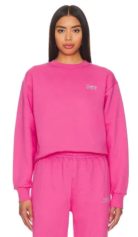 7 Days Active Fitted Crewneck in Pink