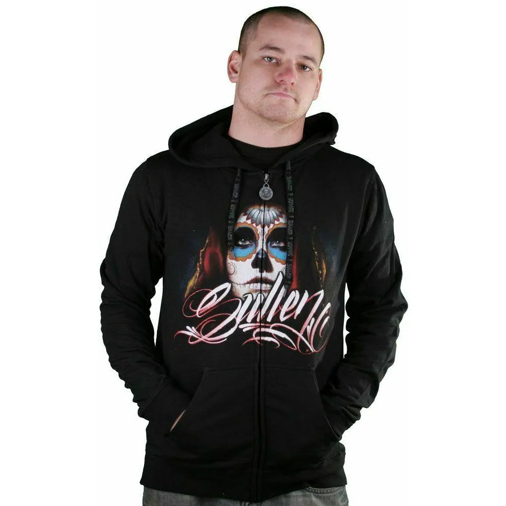 Acuna Badge Mens Zipped Hoodie