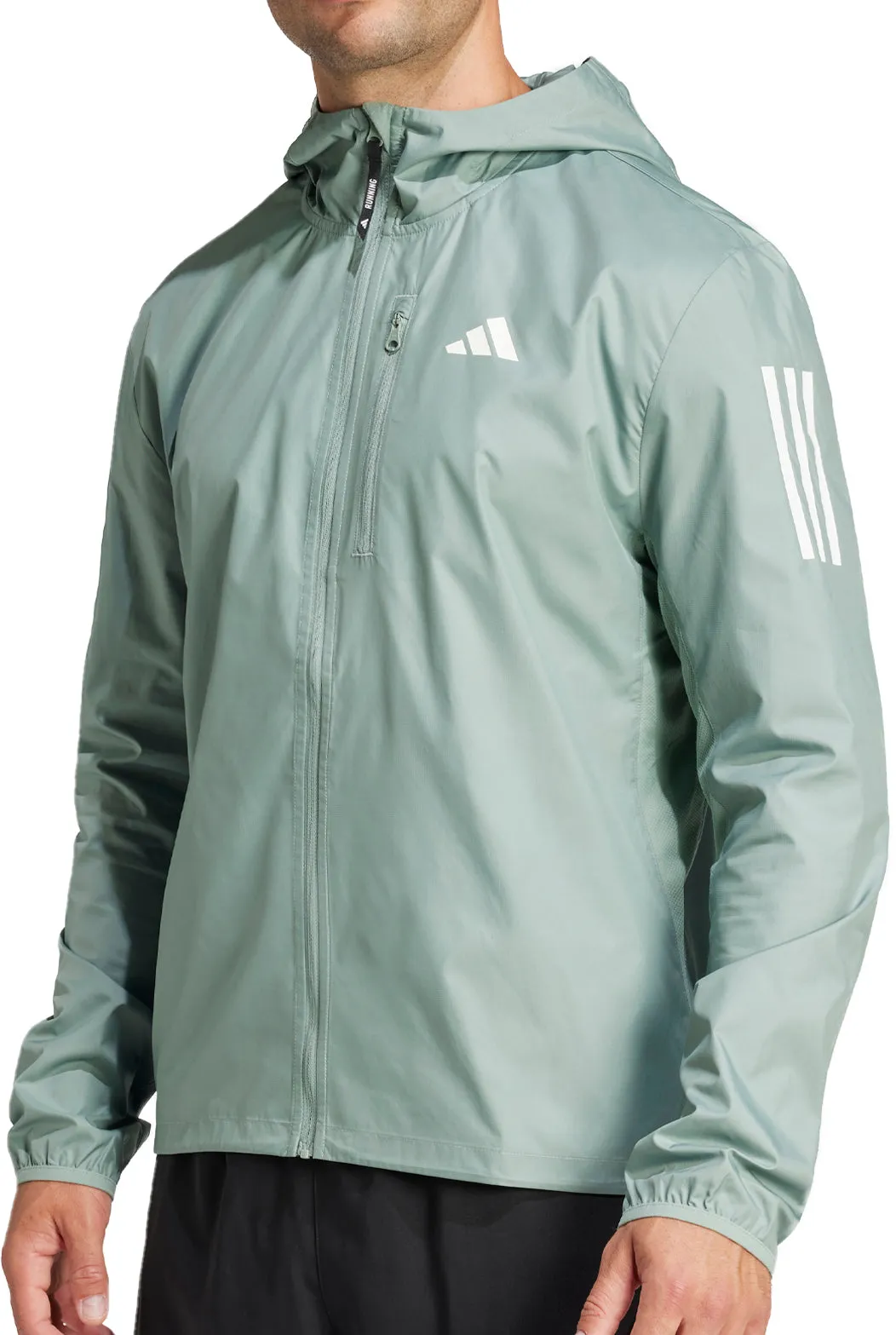 adidas Own The Run Mens Running Jacket - Green