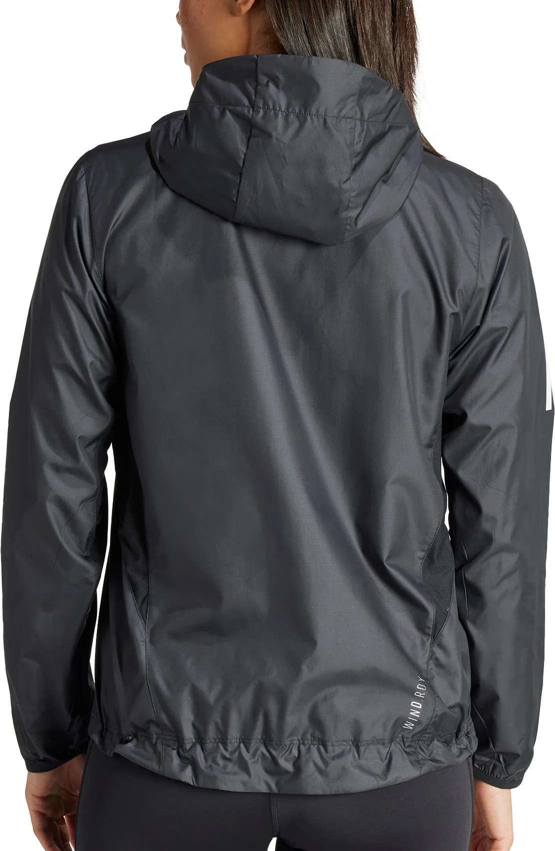 adidas Own The Run Womens Running Jacket - Black