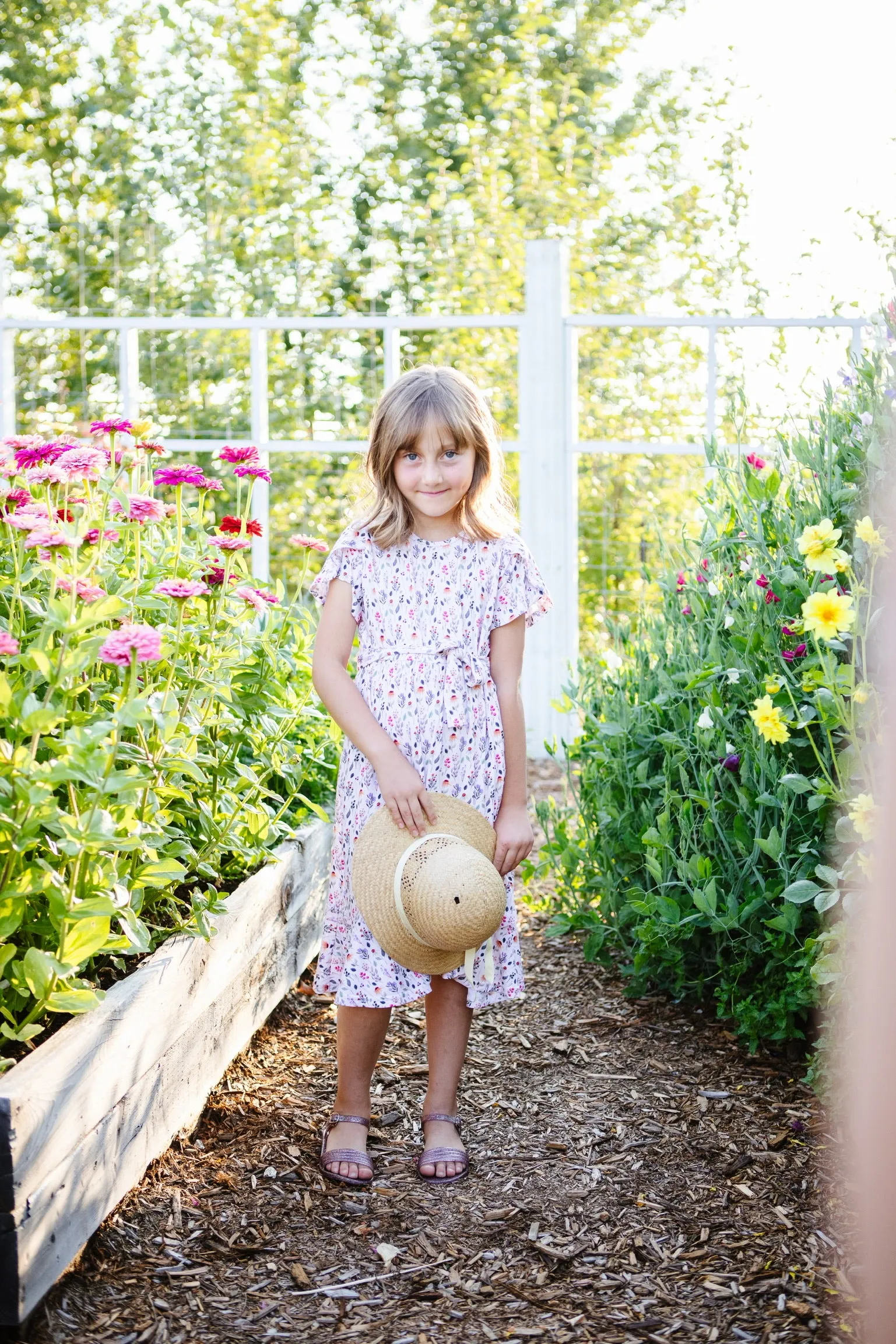 Girls Amelia Ruffle Dress