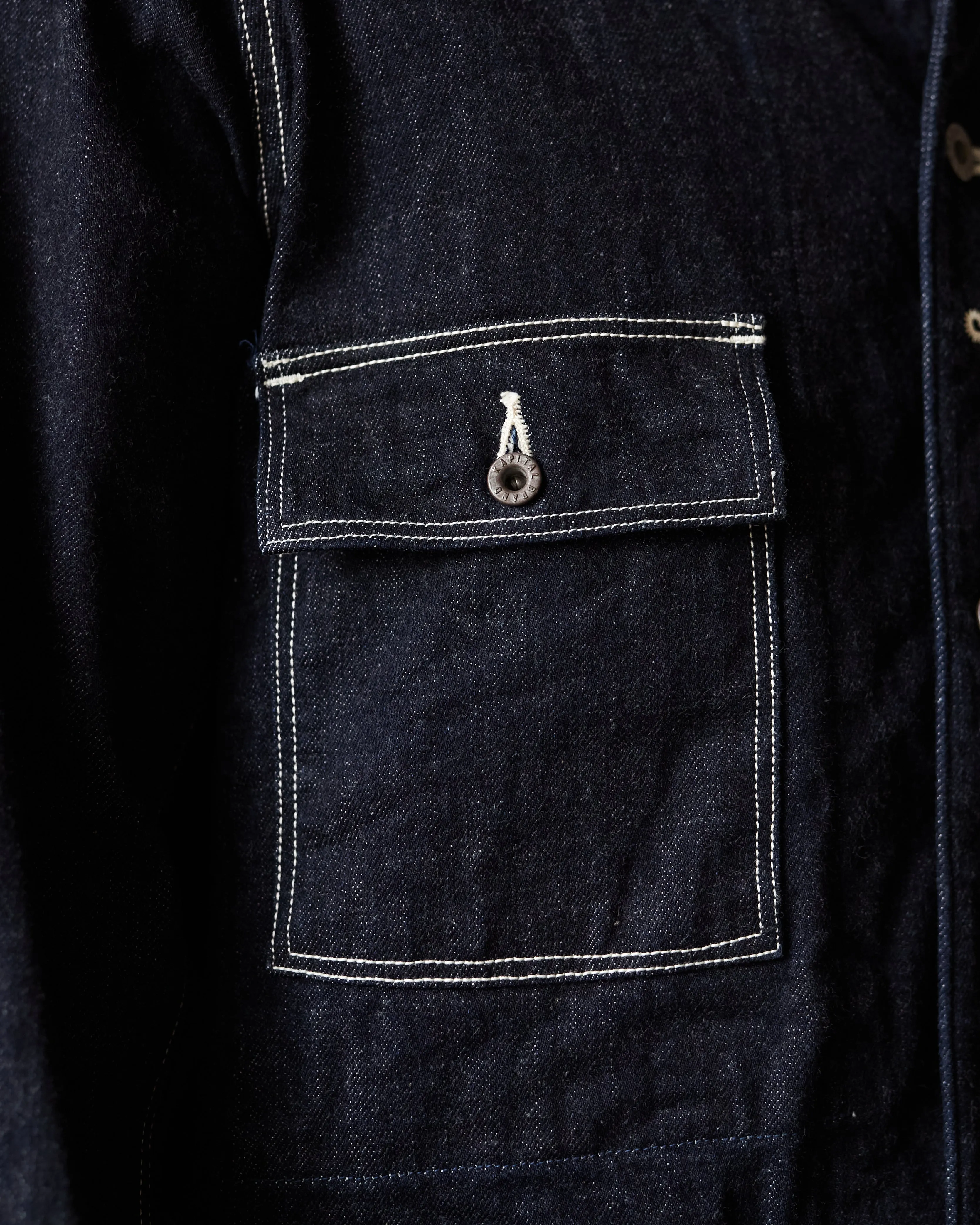 Kapital 12oz Denim Cactus Coverall, Indigo