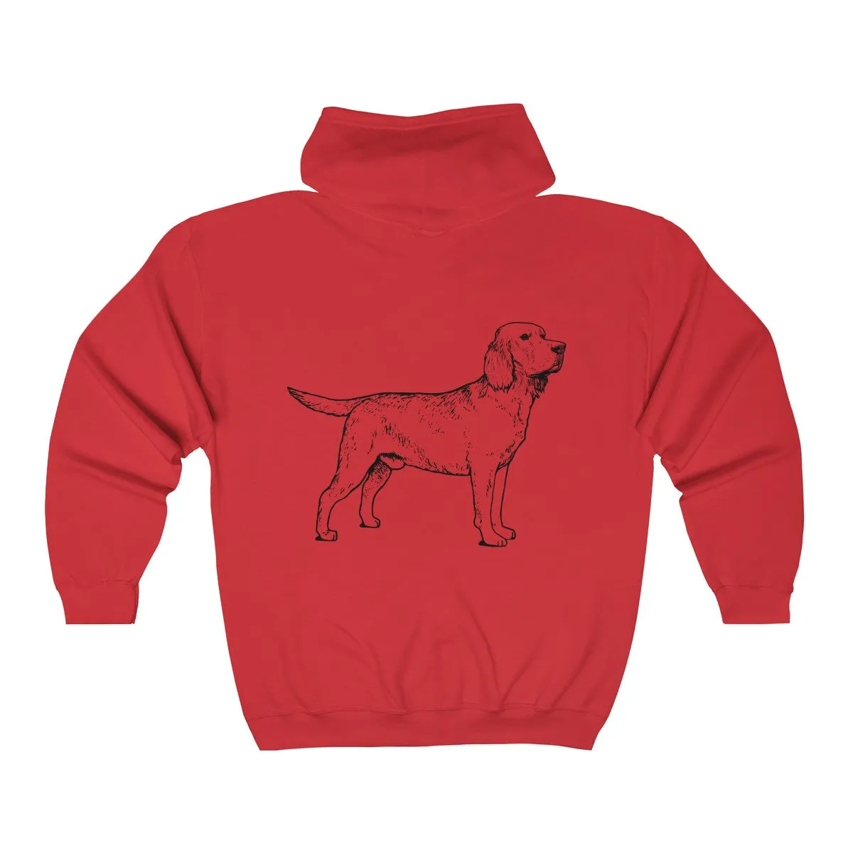Labrador Retriever Hoodies, Unisex Heavy Blend™ Full Zip Hooded Sweatshirt