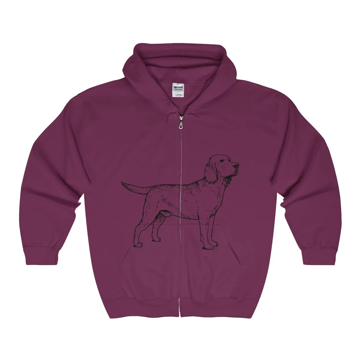 Labrador Retriever Hoodies, Unisex Heavy Blend™ Full Zip Hooded Sweatshirt