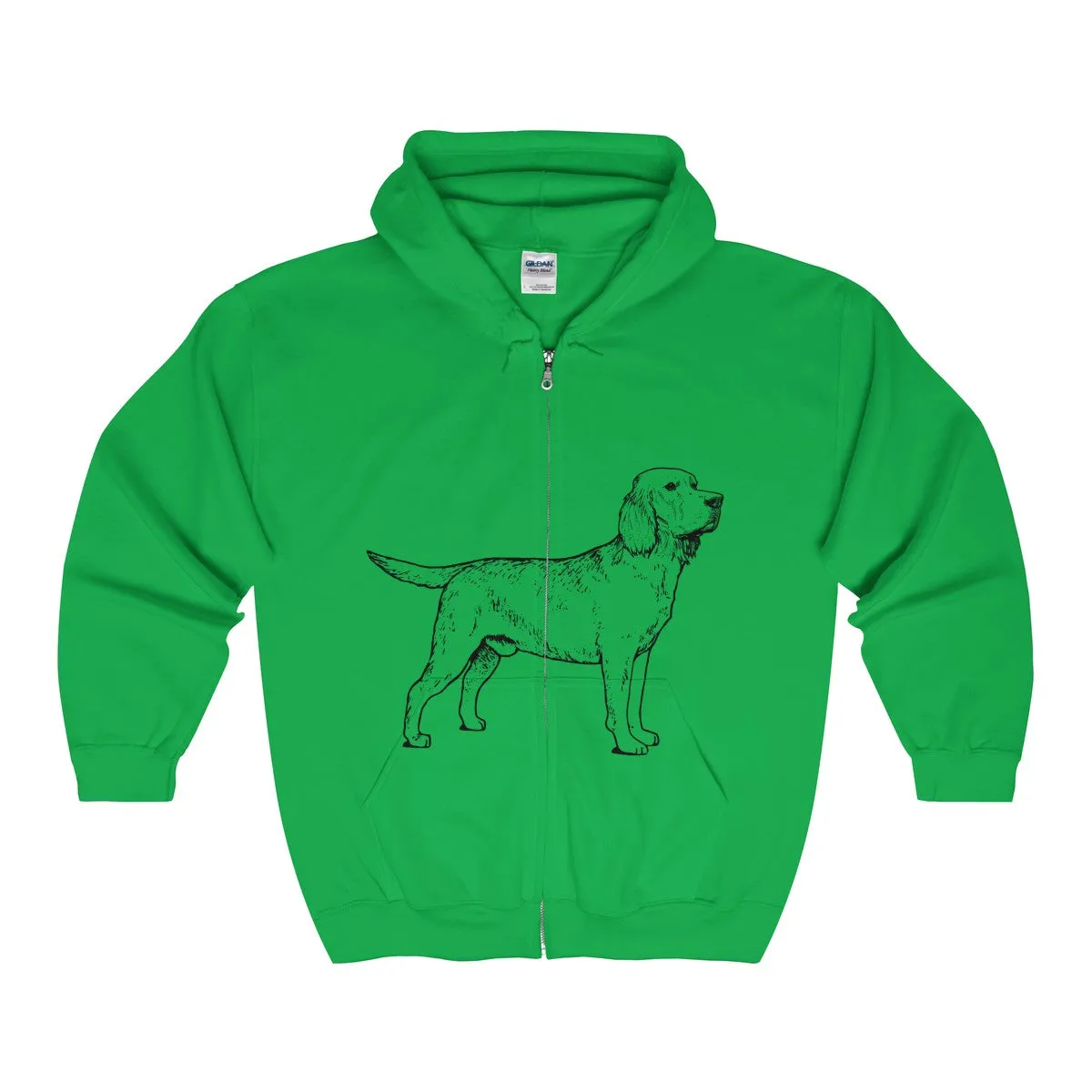Labrador Retriever Hoodies, Unisex Heavy Blend™ Full Zip Hooded Sweatshirt