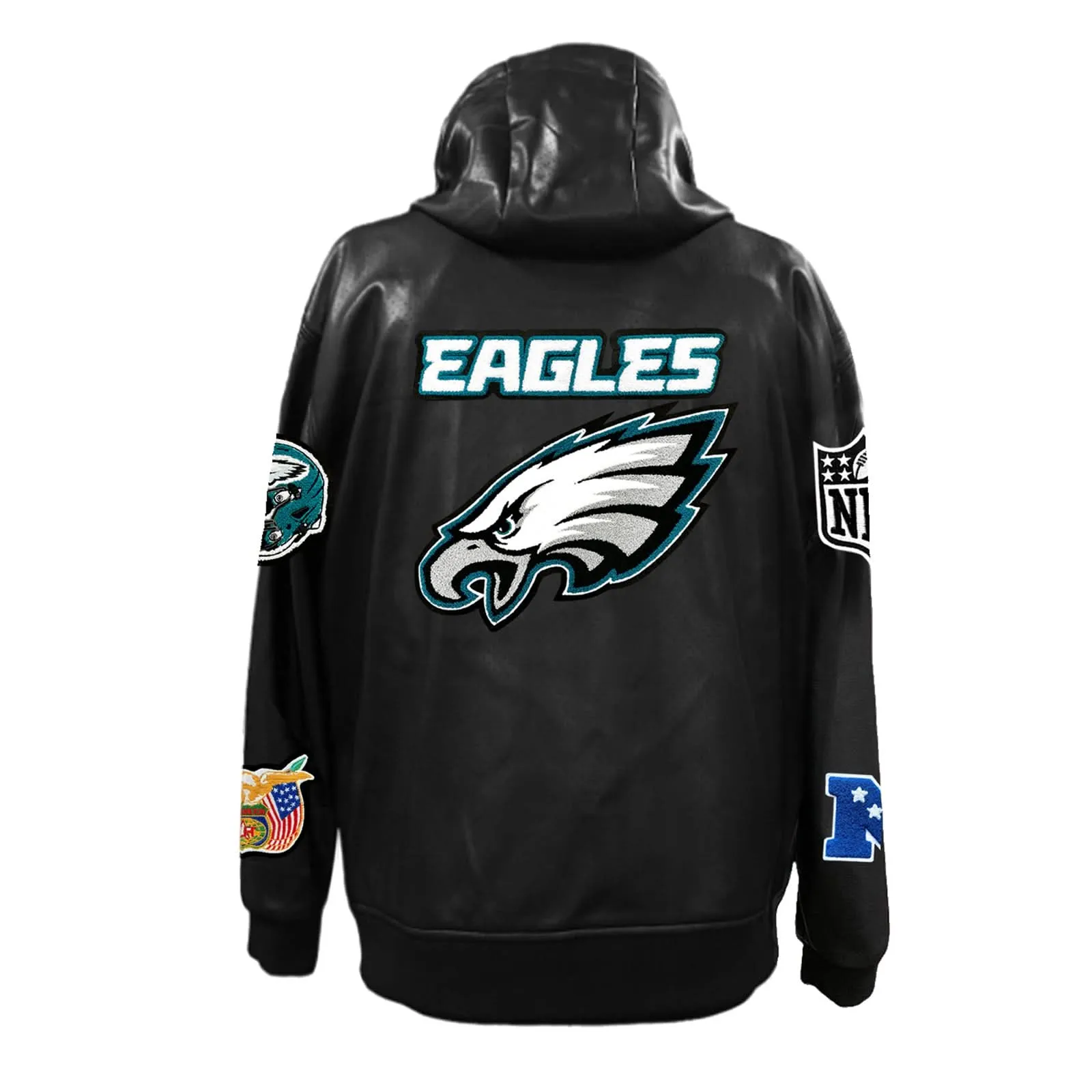 PHILADELPHIA EAGLES LIGHTWEIGHT VEGAN ZIP-UP HOODED JACKET