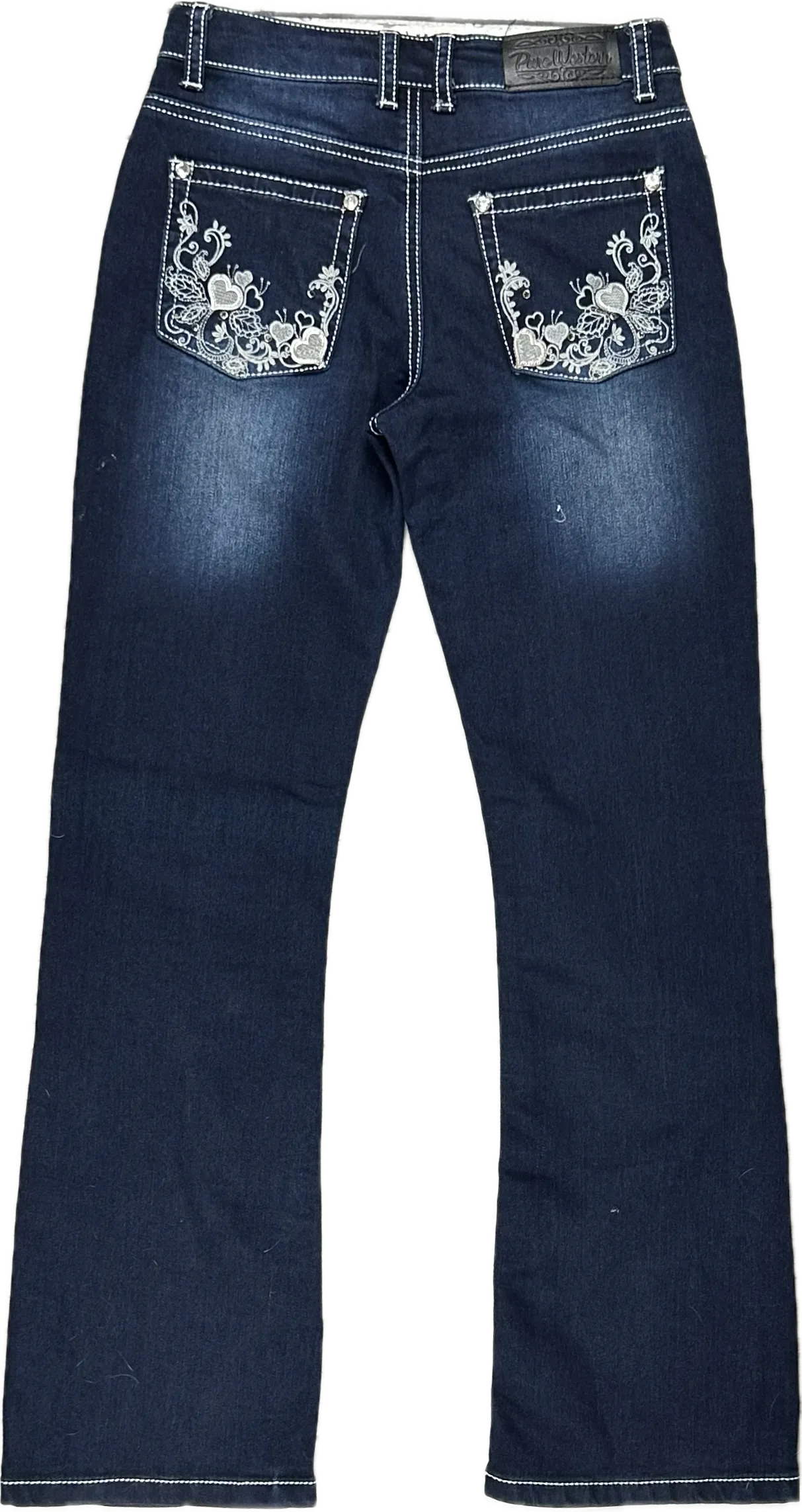 Pure Western Girls Embellished  Bootcut Jeans- Size 10Y