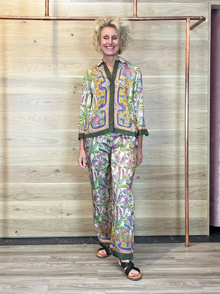 Riani Wide Leg Trousers Multi
