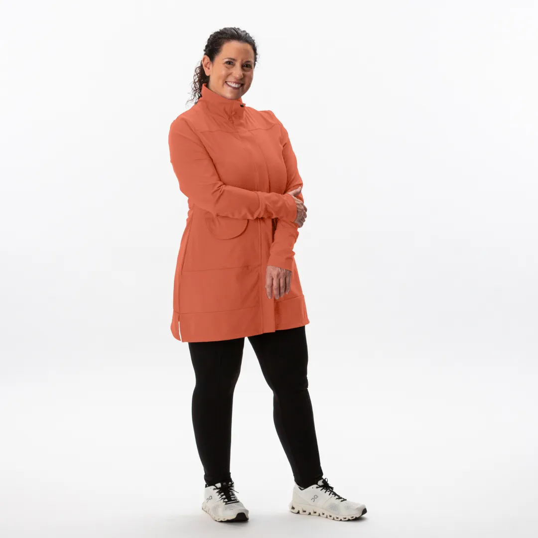 Sedona Long Jacket - Clementine