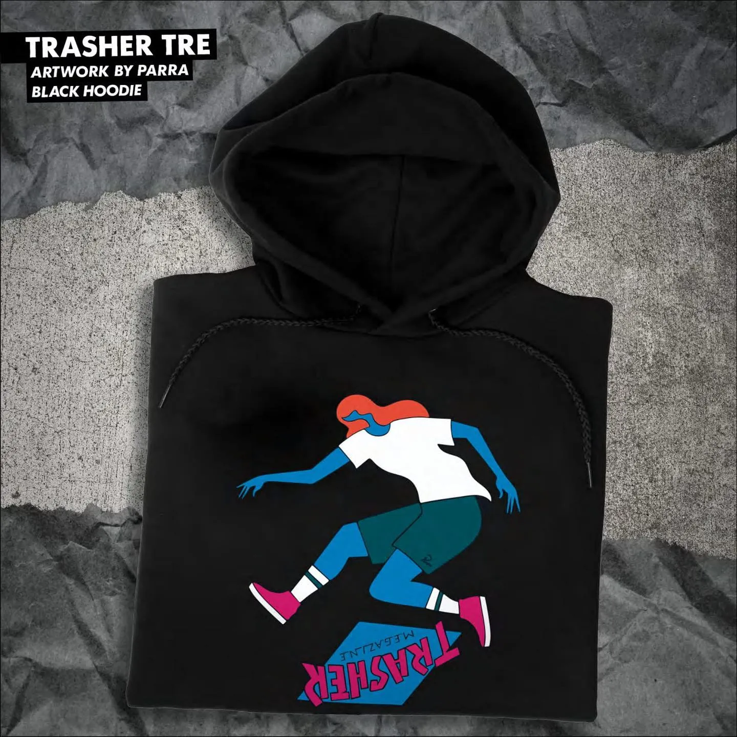 Thrasher X Parra Tre Hood - Black